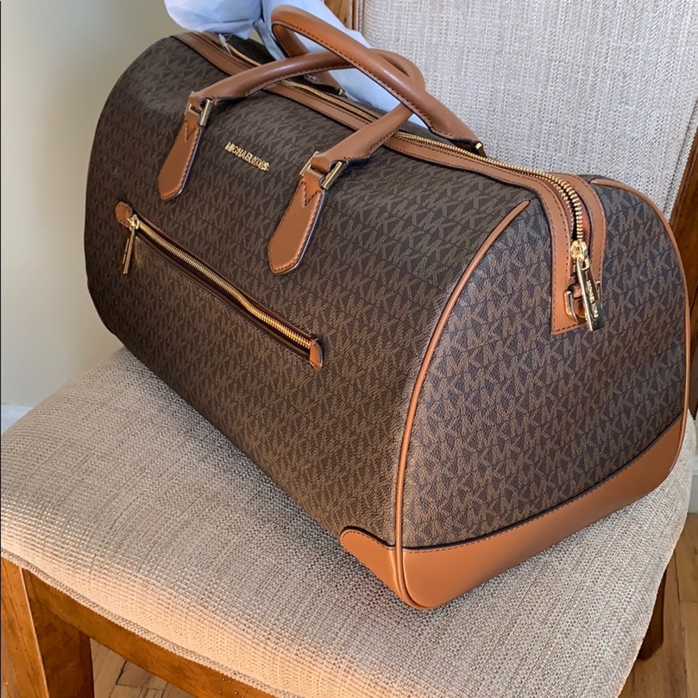 Michael Kors Travel Brown Duffle - Picture 7 of 7